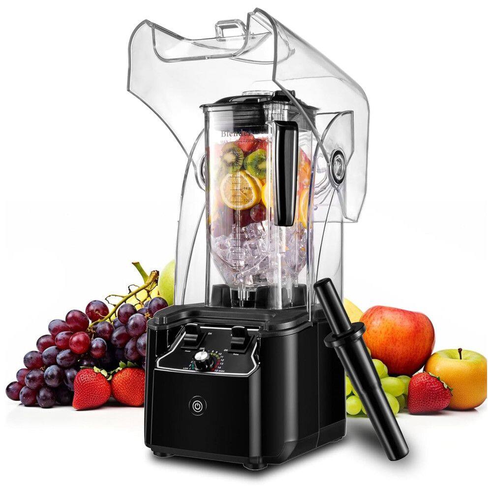 Liquidificador Profissional para Vitaminas com Redução de Ruído, Motor de 2,5CV, Faca de Inox, Jarra de 2,2L para Batidas,Vitaminas,