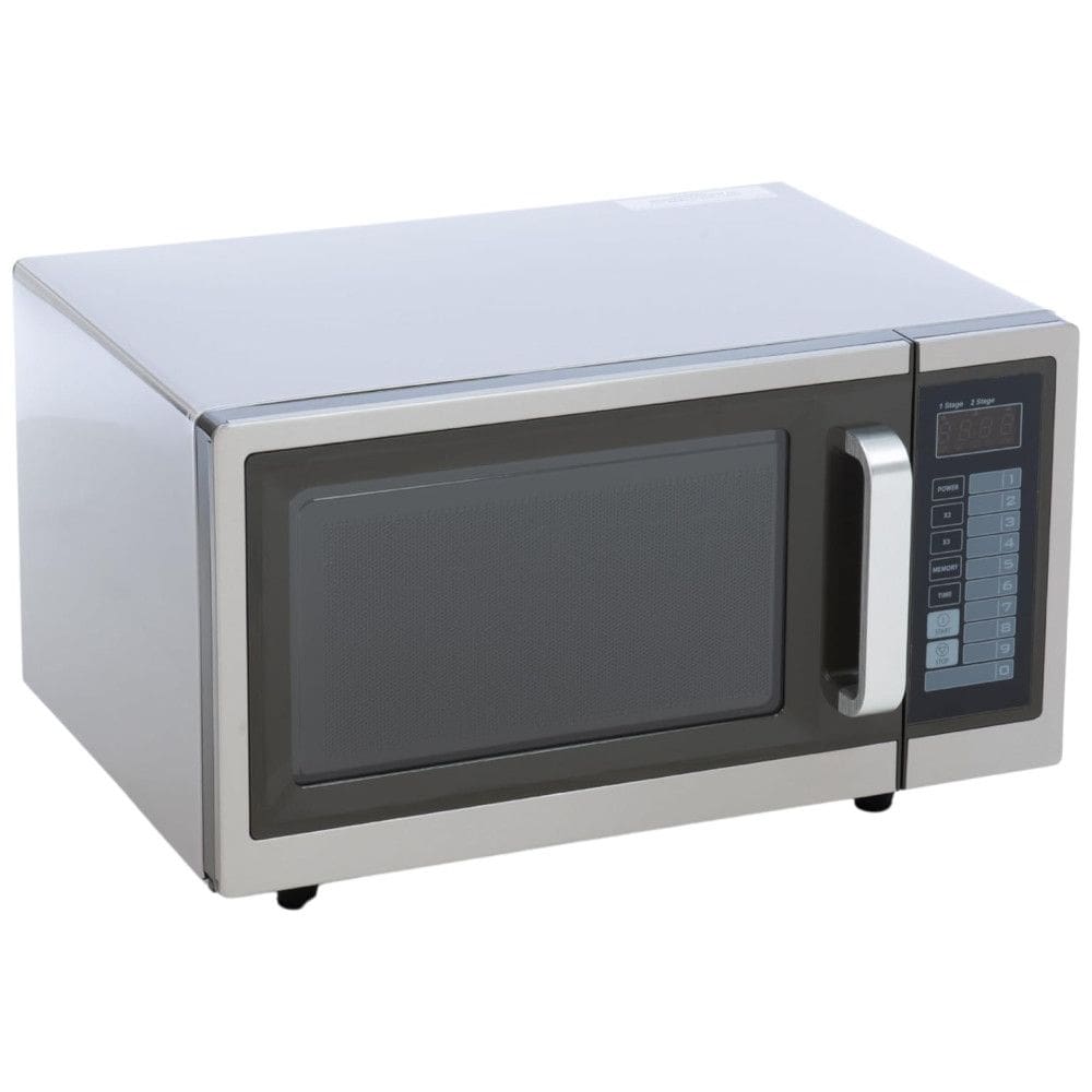 Micro-ondas Comercial com Controle Digital Touch Pad, Interior de 1 Pé Cúbico, Aço Inoxidável, 1000 Watts, Aprovado pela UL e NSF,A-to-Z