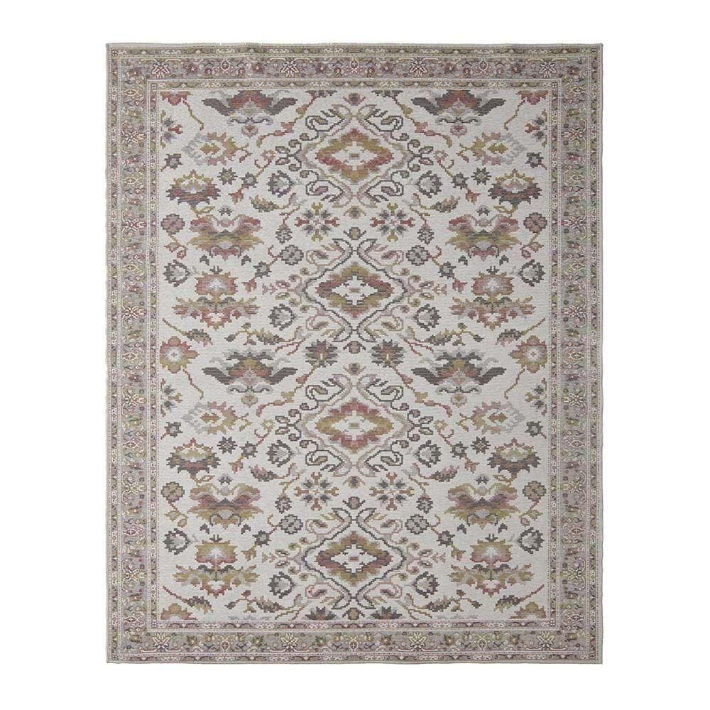 Tapete Para Sala Funcional Medalhao 51 Cinza 2,00x2,50m