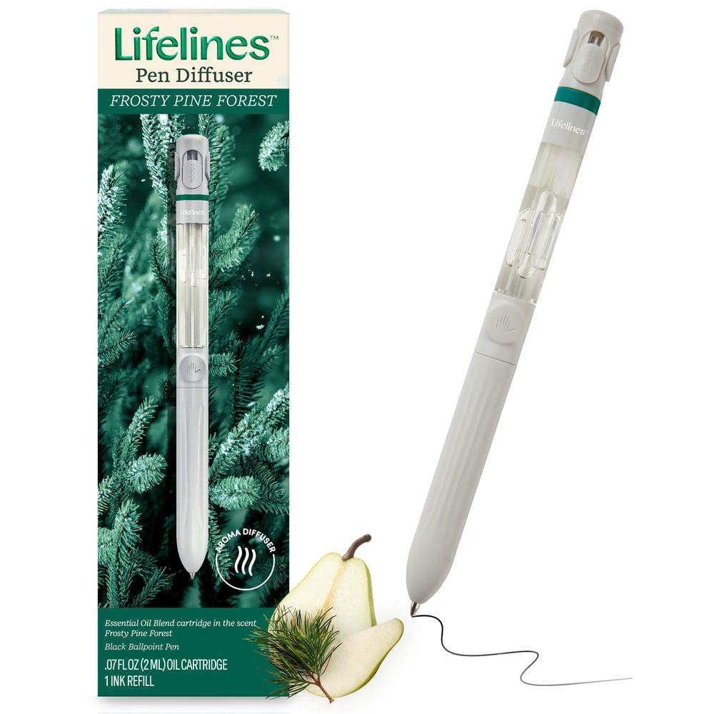 Conjunto de difusor de canetas Lifelines Winter Blend Frosty Pine