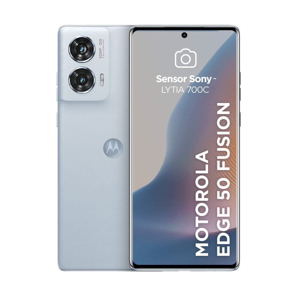 Usado: Motorola Edge 50 Fusion 256GB Azul Claro Muito Bom - Trocafone