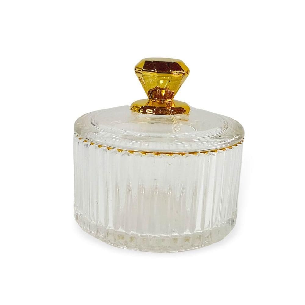 Pote Decorativo com Tampa N244512-4 - Quanhe