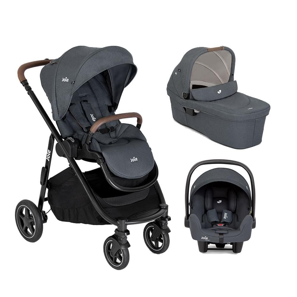 Carrinho Joie Versatrax Trio Bebê Conforto e Moisés
