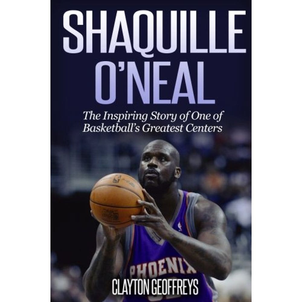 Livro de biografia de basquete Shaquille O`Neal: a história inspiradora