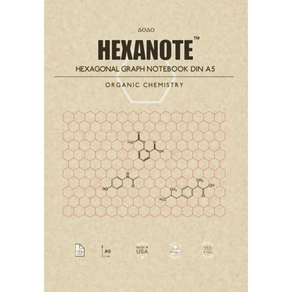 Caderno Gráfico Hexagonal HEXANOTE DIN A5 110 páginas