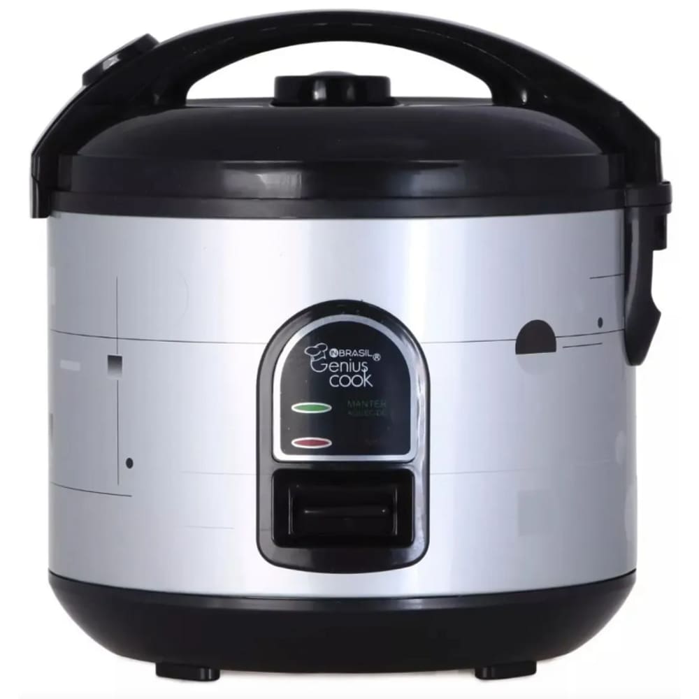 Panela Eletrica de Arroz 5 Xicaras GeniusCook 400W Preta Inox 220V