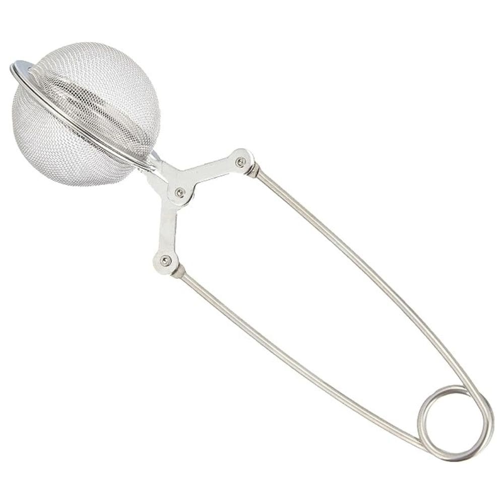 Difusor Chá Peneira Inox Com Cabo Reforçado Alça de 16 cm - Cha Infusor Pegador de bola de chá - PANAMI