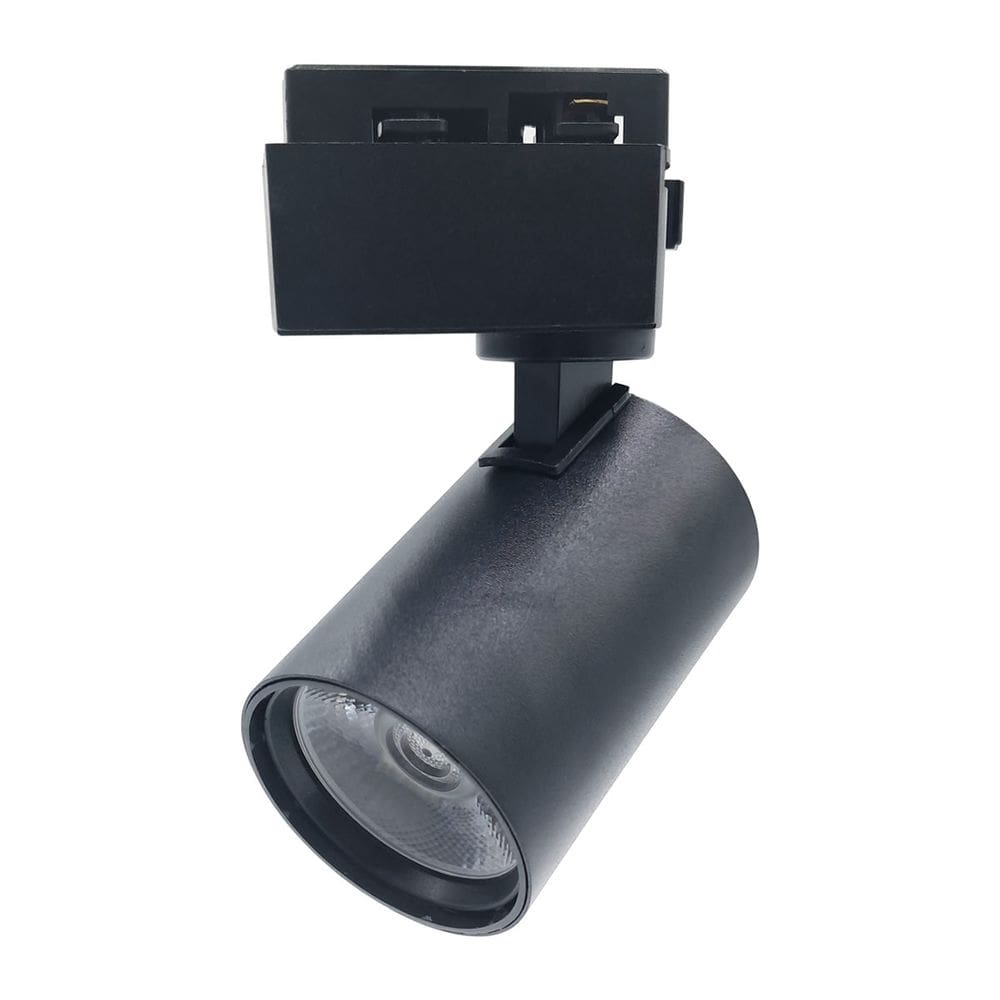 Spot Led Trilho Eletrificado Preto 7w Branca Fria 6500k