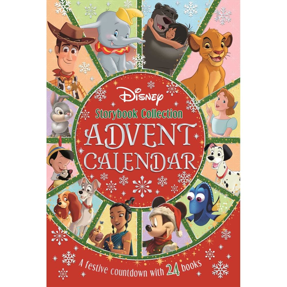 Calendário do Advento, coleção de livros de histórias da Disney com 24 livros