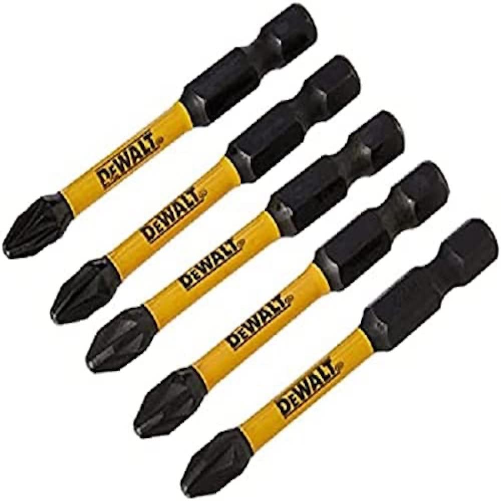 Conjunto de brocas de torção DEWALT DT7998T-QZ à prova de choque Ph2 50 mm (5 unidades)