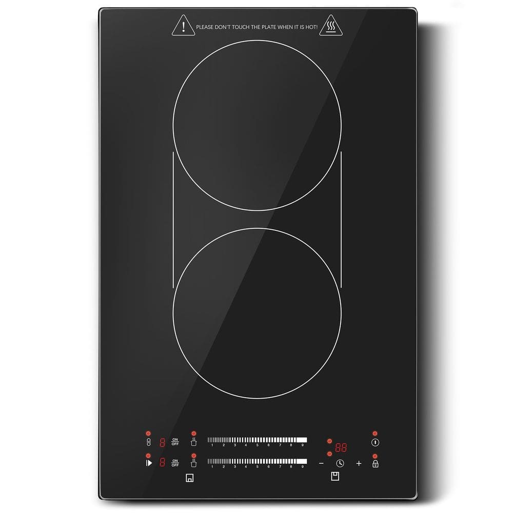 Fogão de indução Amzgachfktch 2 queimadores 30cm 120V 1800W