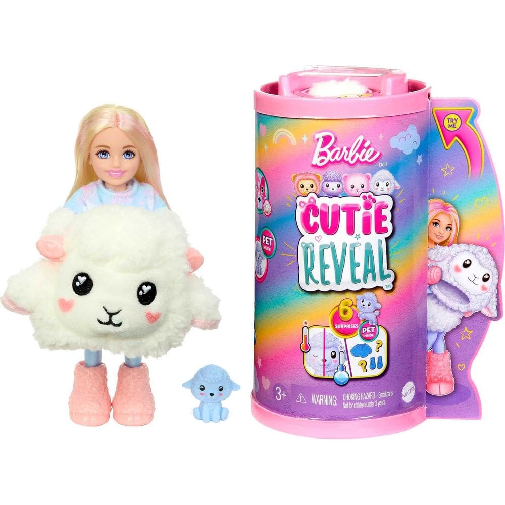 Boneca Barbie Chelsea Cutie Reveal de brinquedo com acessórios de 3 a 7 anos