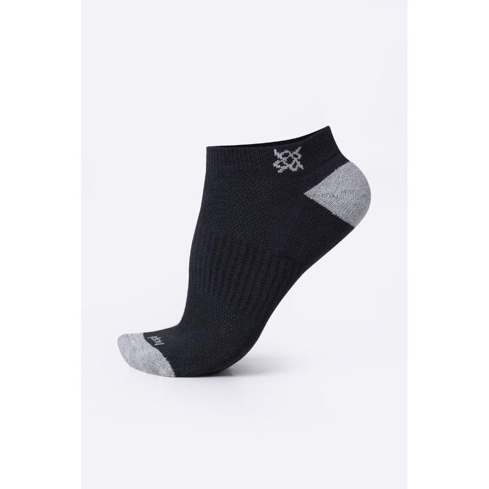 Meia Casual HUPI Soft Preto e Cinza