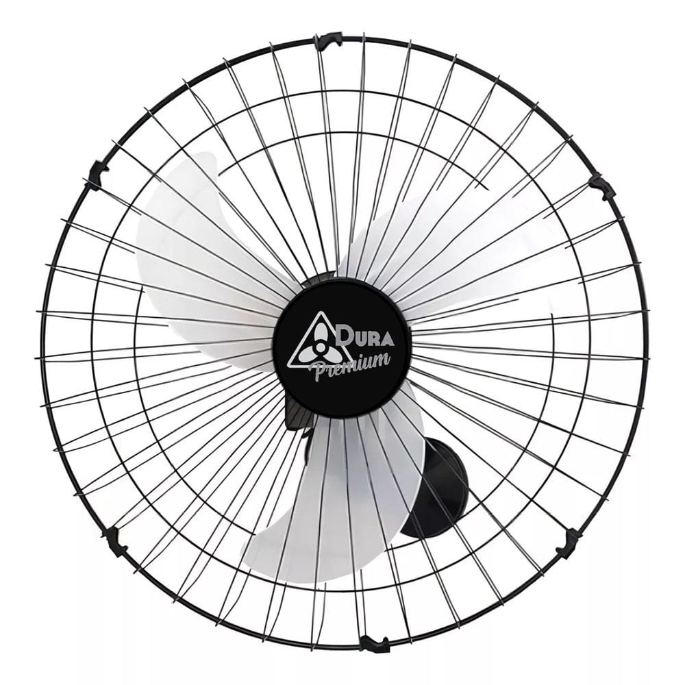 Kit 2 Ventiladores Oscilante De Parede 60 Cm Com 40 Fios Dura Premium 210W - Duralínea