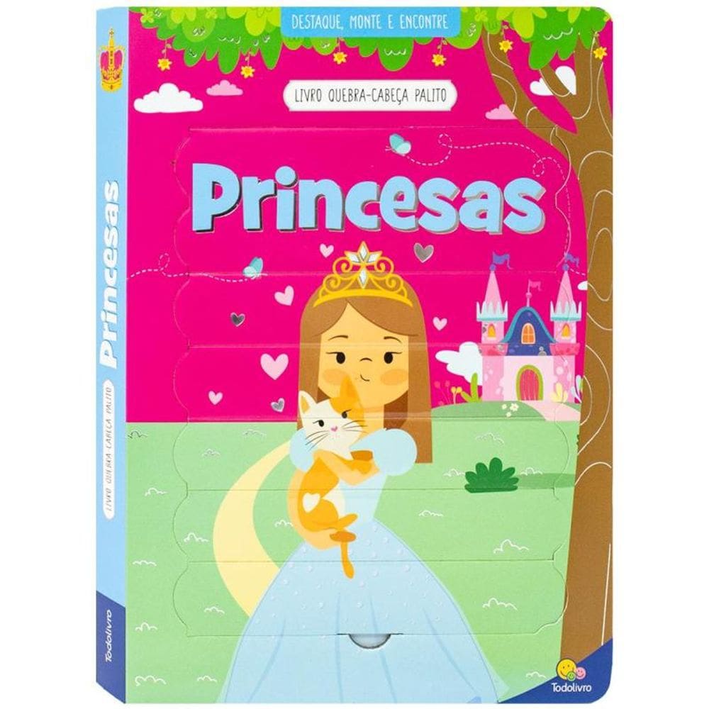 Livro Quebra-Cabeca Palito: Princesas
