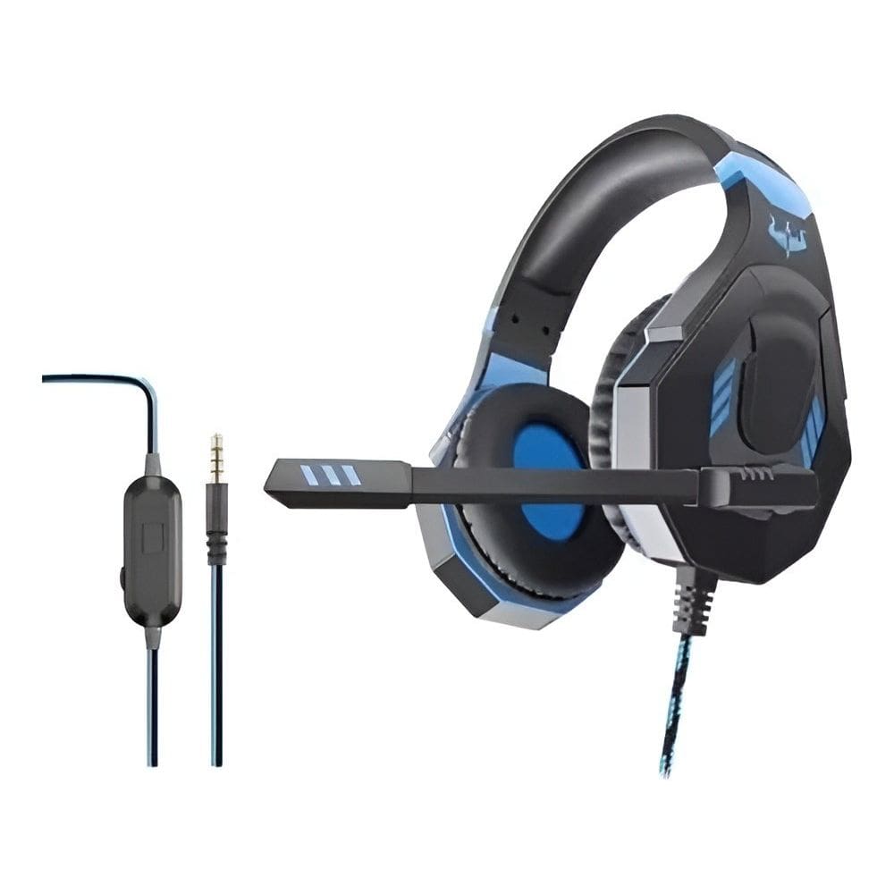 Fone Ouvido Fio Microfone Rotativo Blue Gamer Profissional