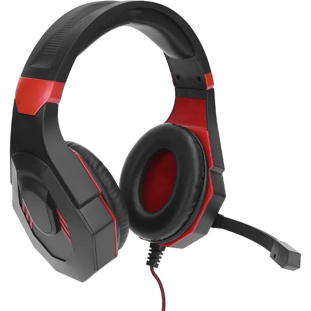 Fone De Ouvido Fio Microfone Rotativo Red Gamer Profissional