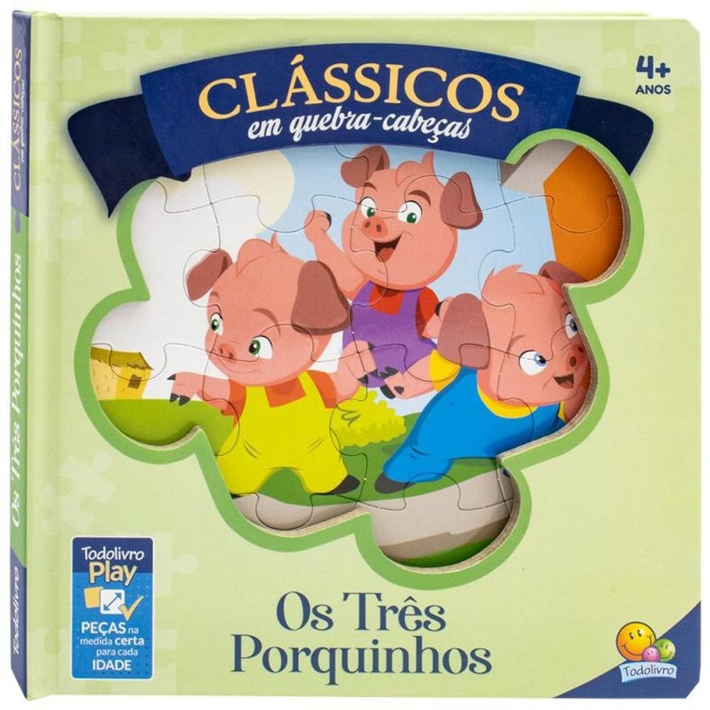 Clássicos em quebra-cabeças: Três Porquinhos, Os