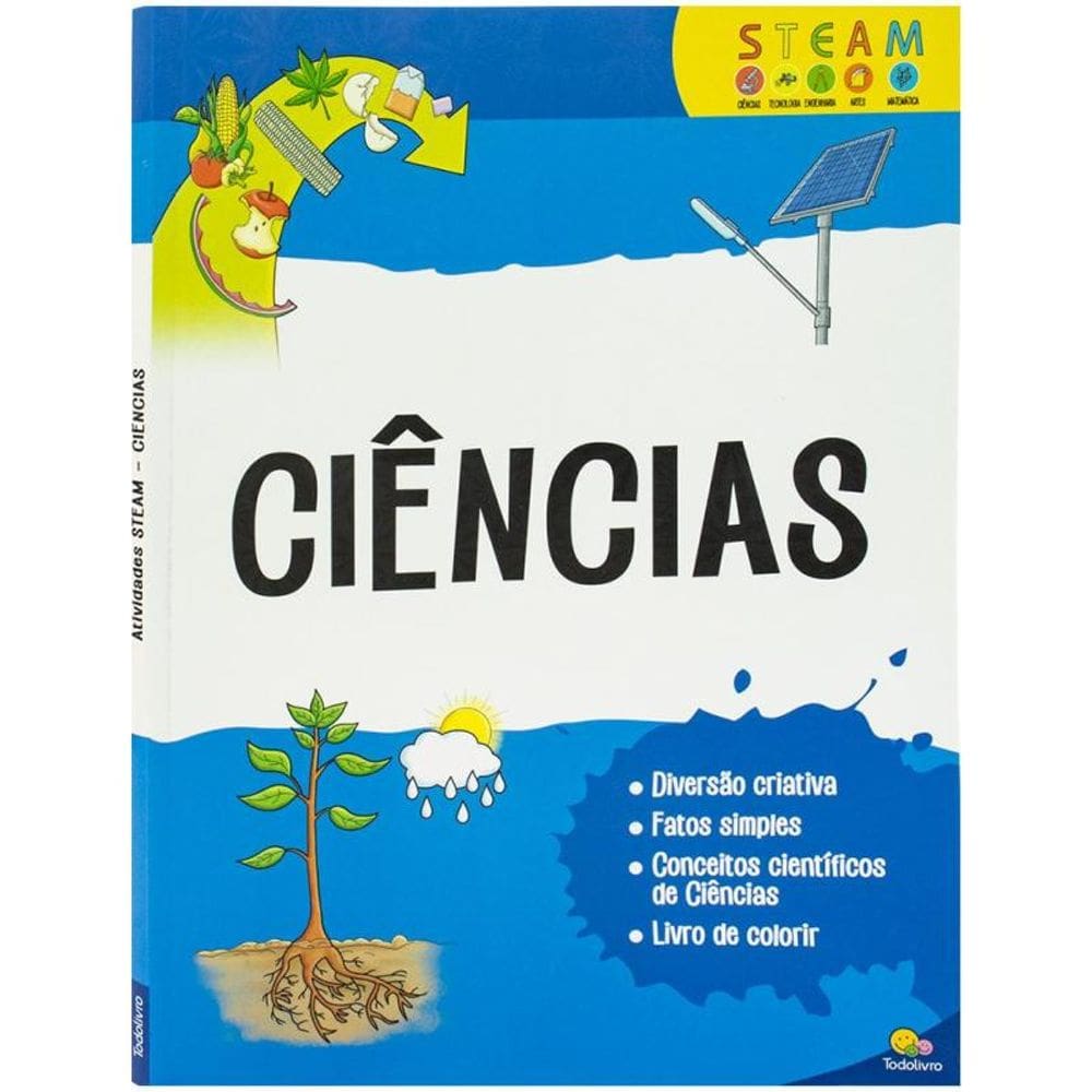 Livro de Colorir Infantil - Ciências