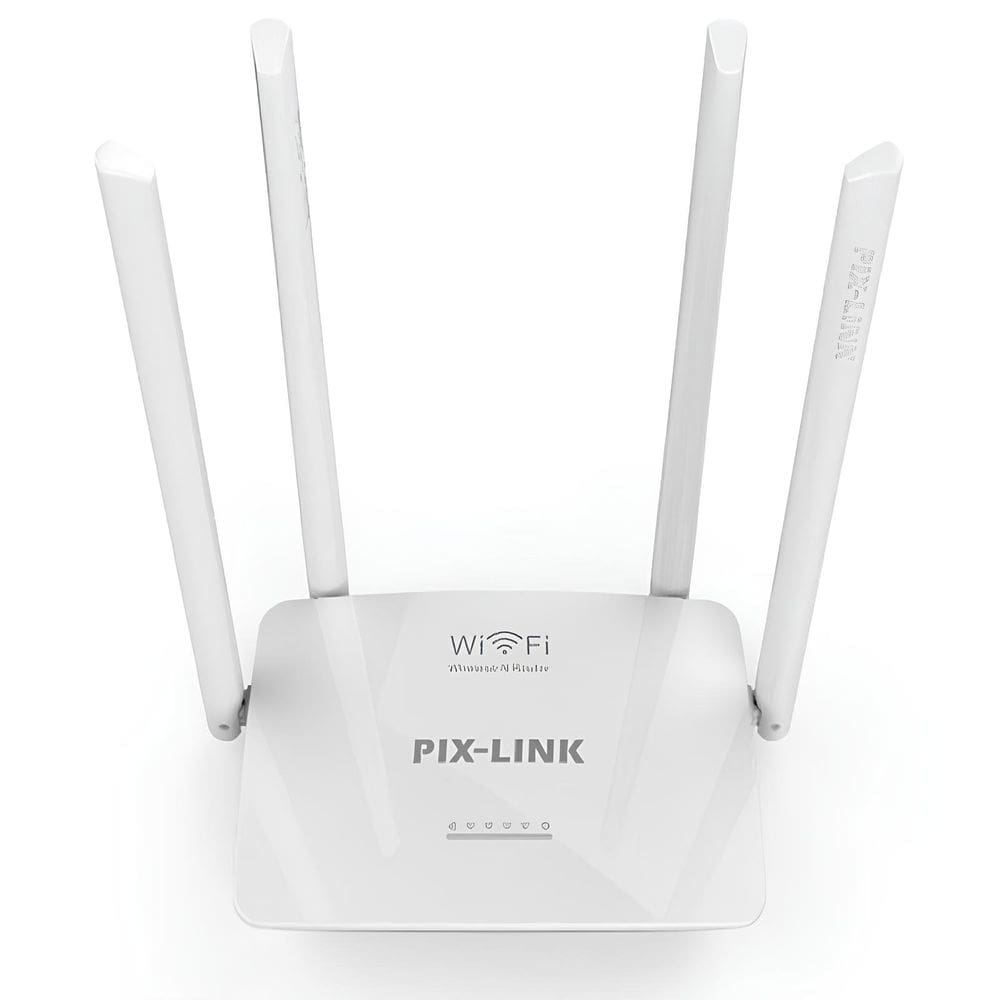 Roteador Wi-fi Wireless-N Router 4 Antenas 300 Mbps Pix Link