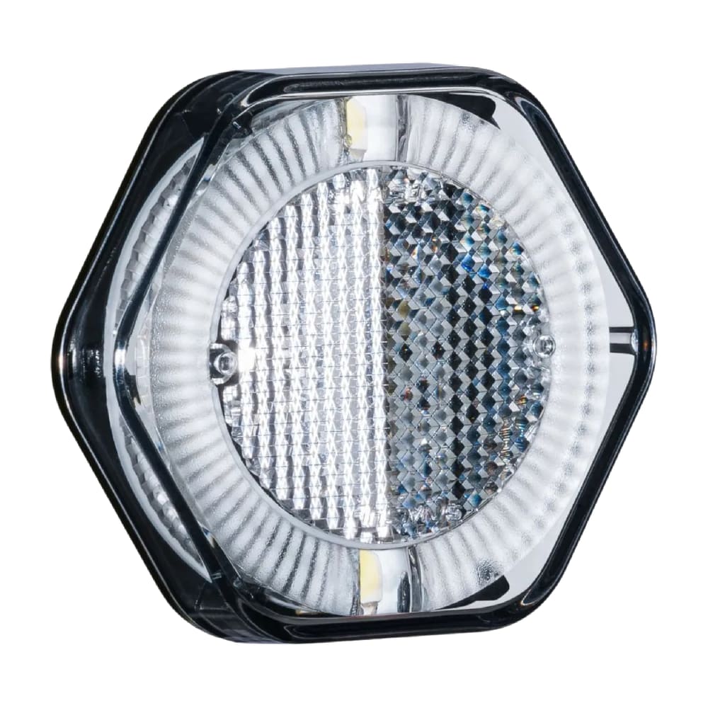 Lanterna Lateral Amarelo Cristal Bivolt Guia De Luz
