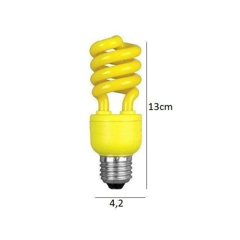 Lampada Megaforth Linha Decorativa Amarela 16W 127V