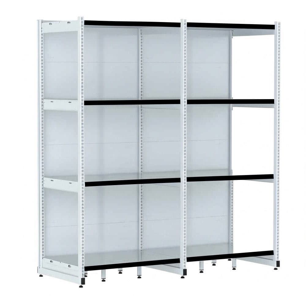 Rack Parede 202 Fit 60 Ate 2 Metros Branco 8 Bandeja Pe Pret