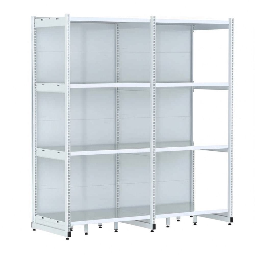 Rack Parede 202 Fit 60 Ate 2 Metros Branco 8 Bandeja Spe