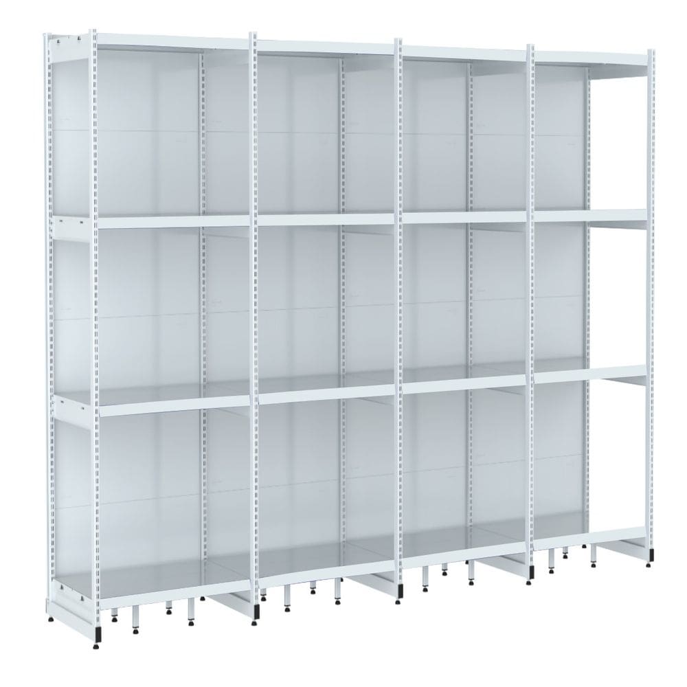 Rack Parede 202 Fit 60 Ate 4 Metros Branco 16 Bandeja Spe