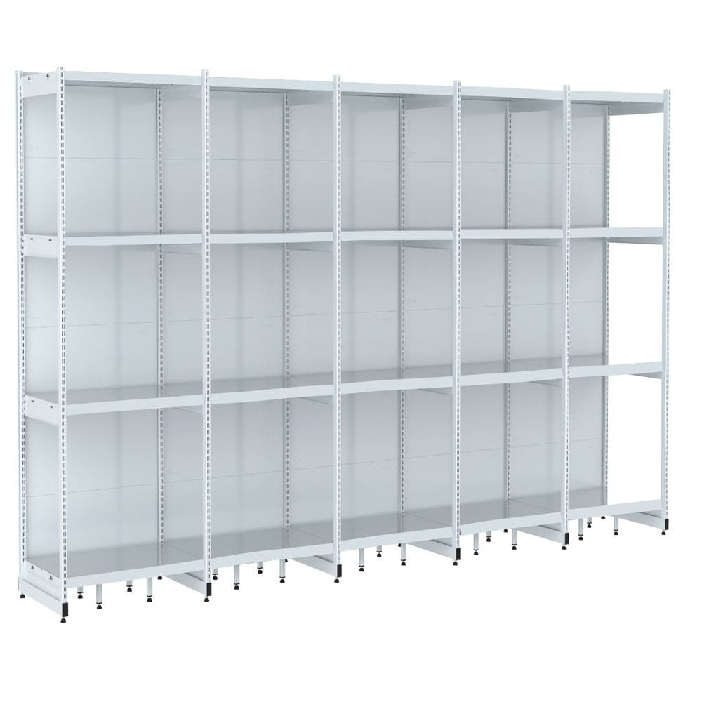 Rack Parede 202 Fit 60 Ate 5 Metros Branco 20 Bandeja Spe
