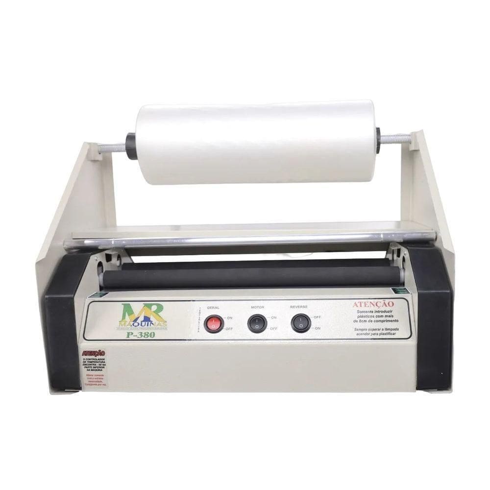 Plastificadora P380 Com Suporte Bobina Brilho Bopp 35cm 110v
