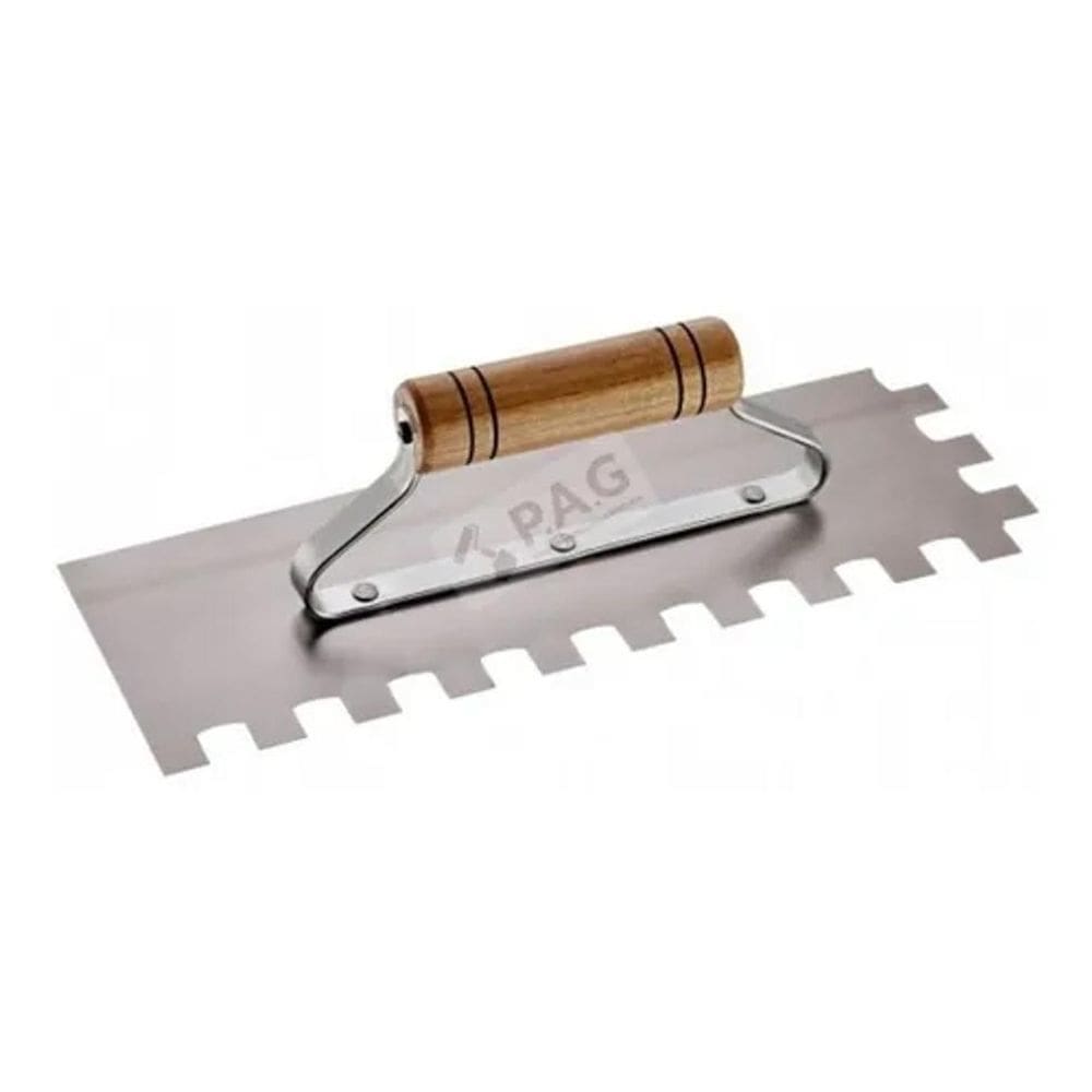 Desempenadeira Aço Carbono Dentada Porcelanato 40X12 P.A.G