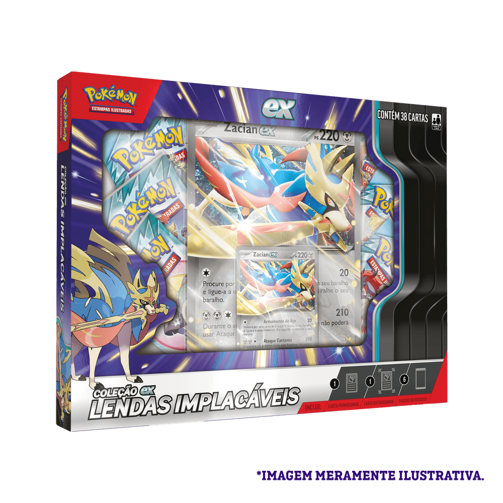 Box Pokémon Lendas Implacáveis Zacian
