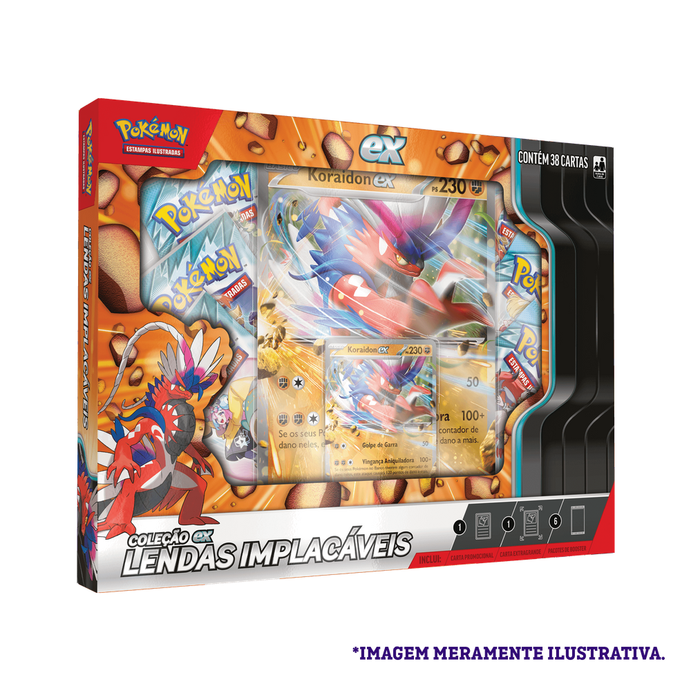 Box Pokémon Lendas Implacáveis Koraidon