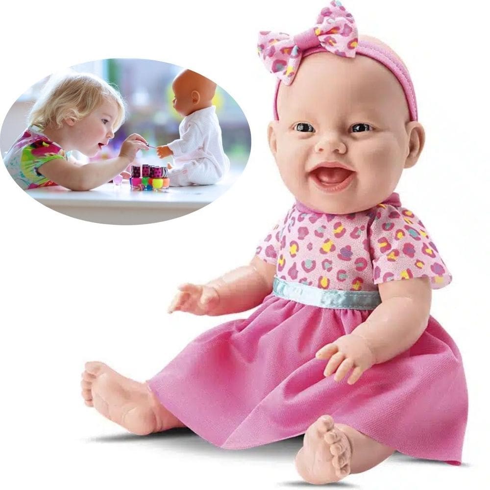 Charmosa Brinquedo Boneca Titi Papinha Tecido Criança Ideal