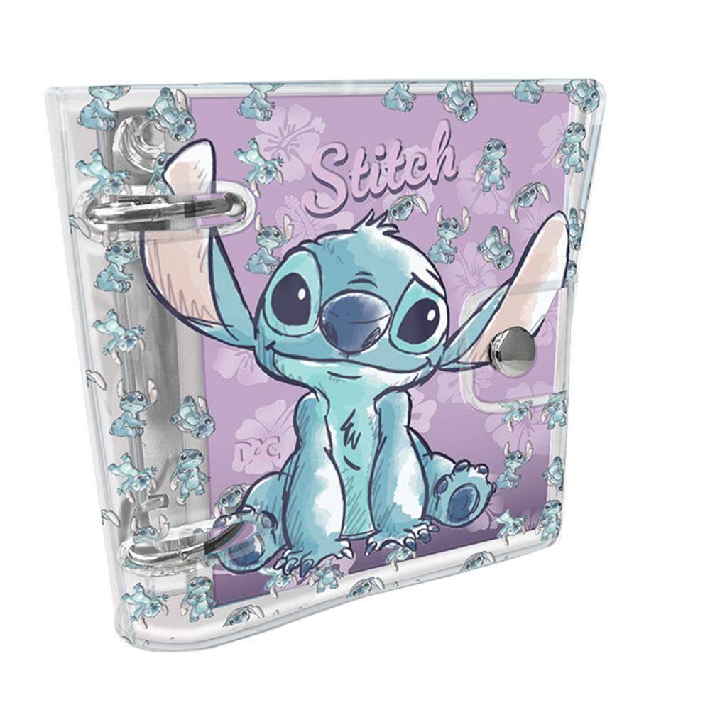 Mini Fichário 2 Fechos Stitch Dac