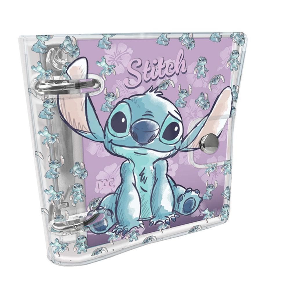 Mini Fichário 2 Fechos Stitch Dac