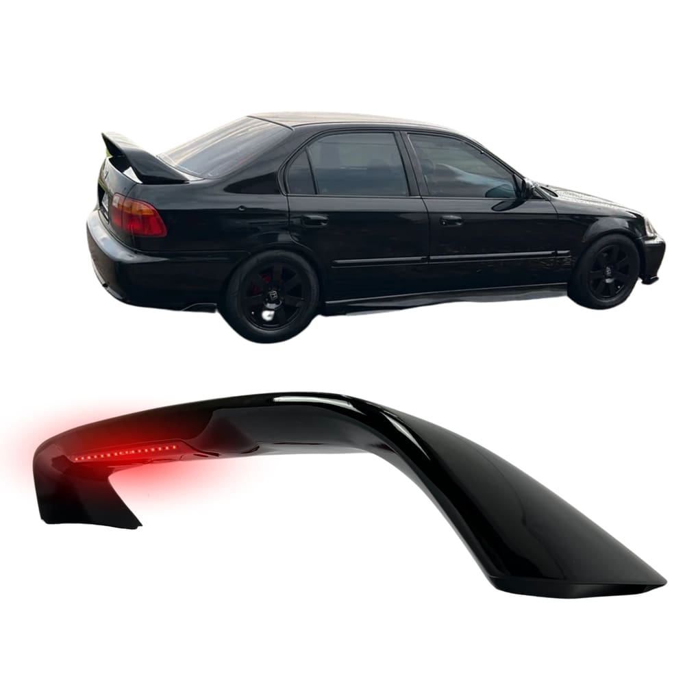 Spoiler Traseiro Honda Civic 1997 1998 Sedan Saia Type R Si