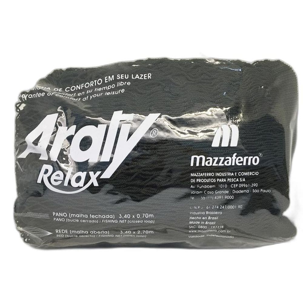 Rede de Descanso Araty Relax 2,90m x 2,20m Verde Militar