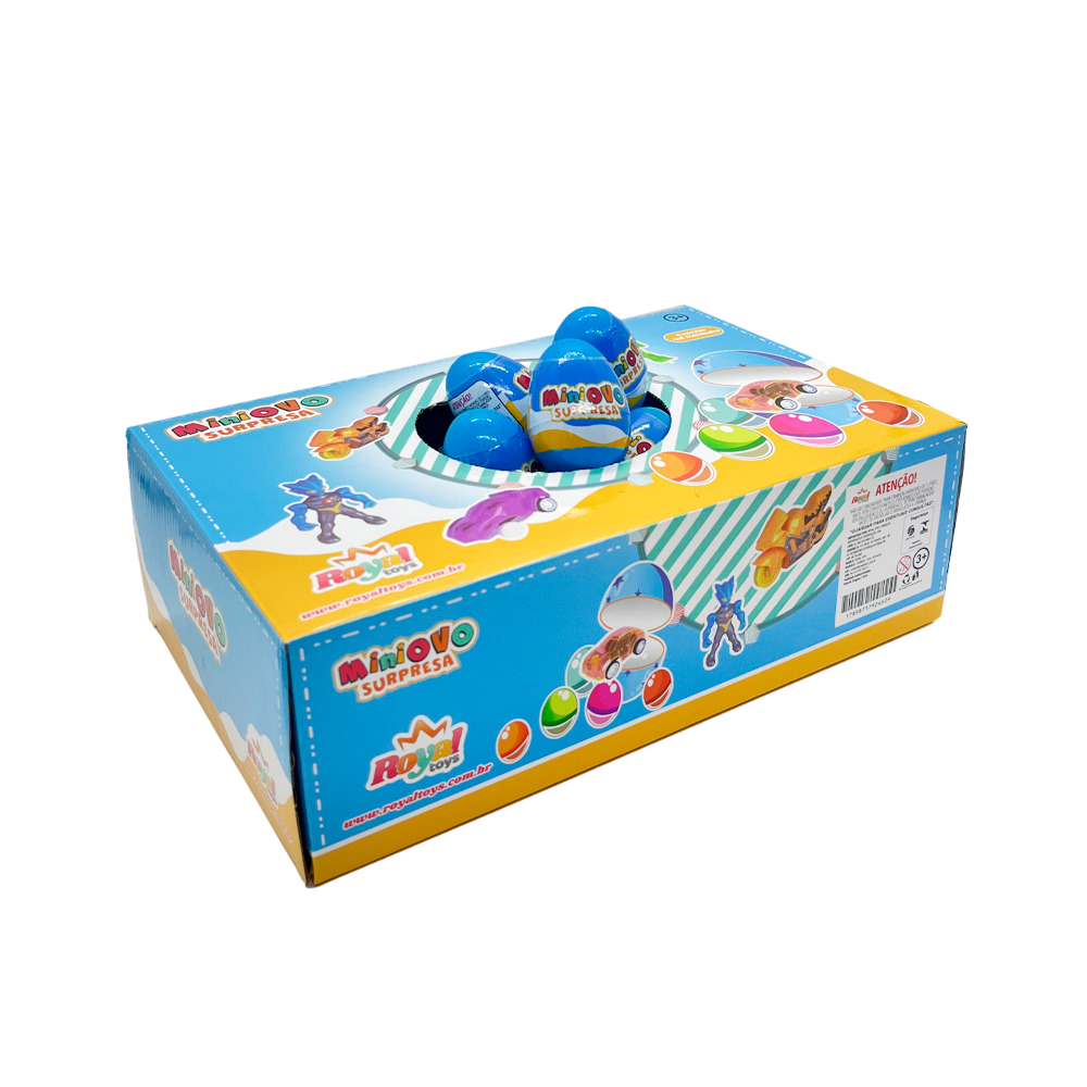 Mini Ovo Surpresa Meninos Aventuras e Surpresas 48 unidds