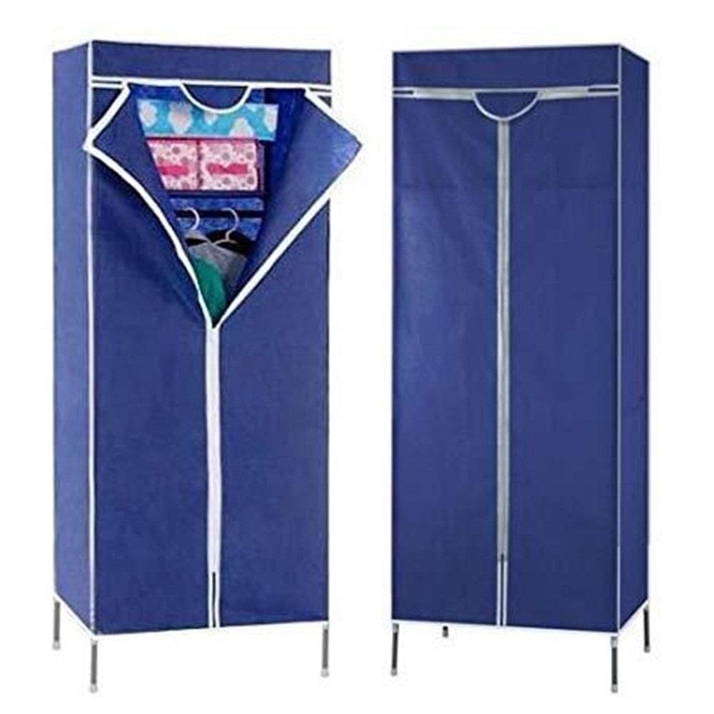 Guarda Roupa Com Ziper Cabideiro Portatil Organizador
