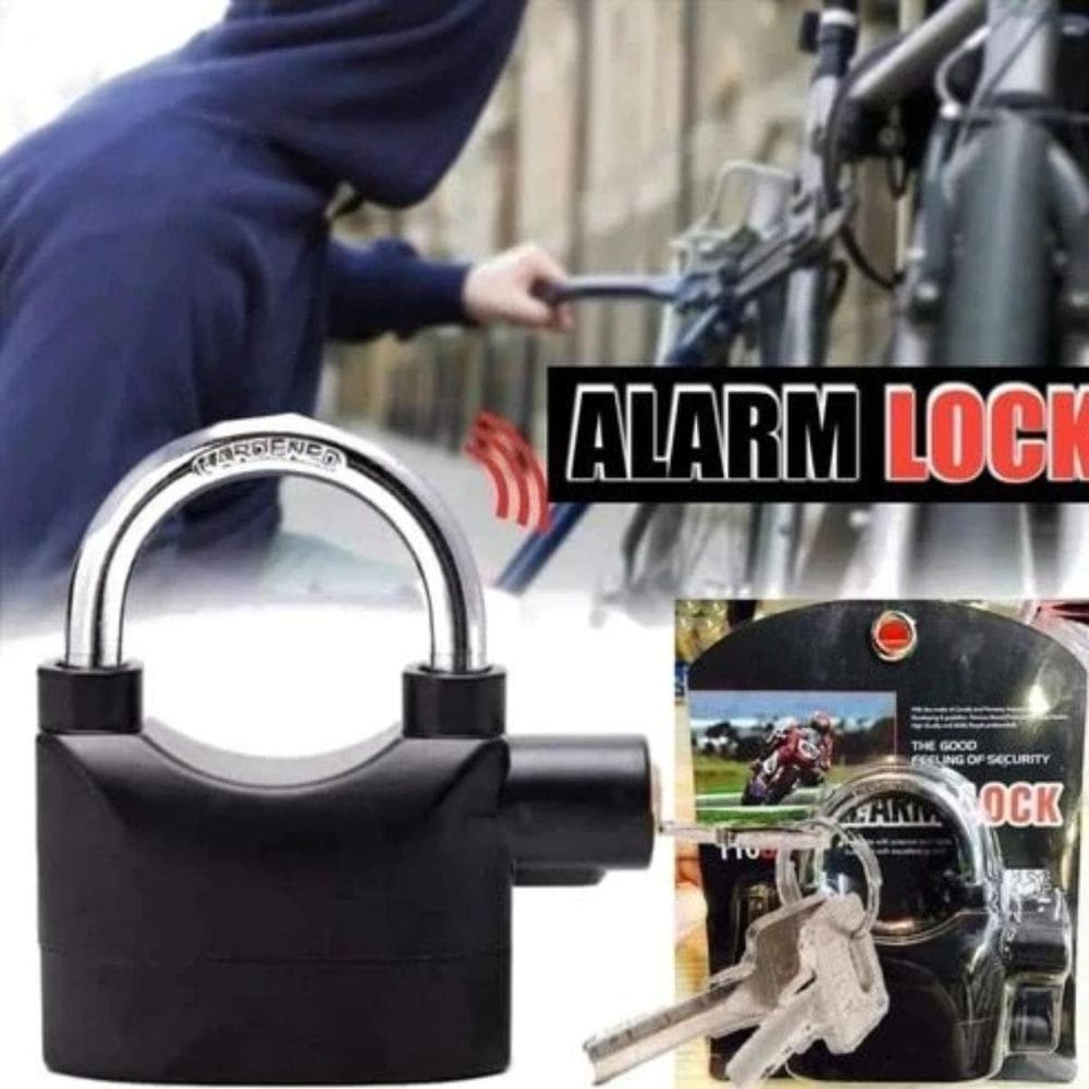 Cadeado Inteligente Com Alarme Para Sua Bicicleta