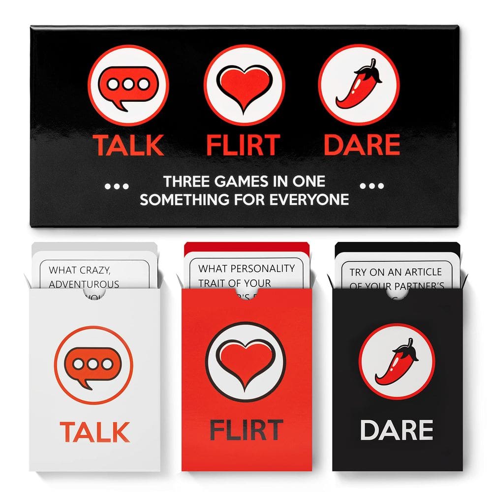 Jogo de cartas ARTAGIA Talk Flirt Dare para casais