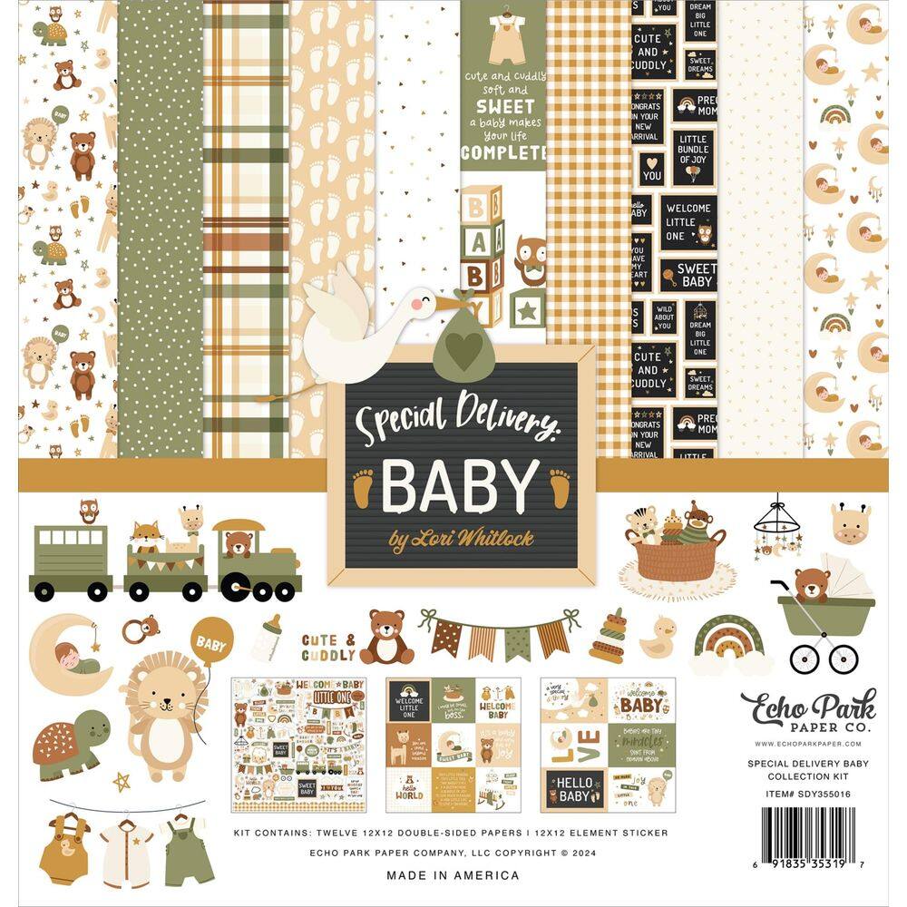 Kit de papel Echo Park Paper Special Delivery Baby Collection