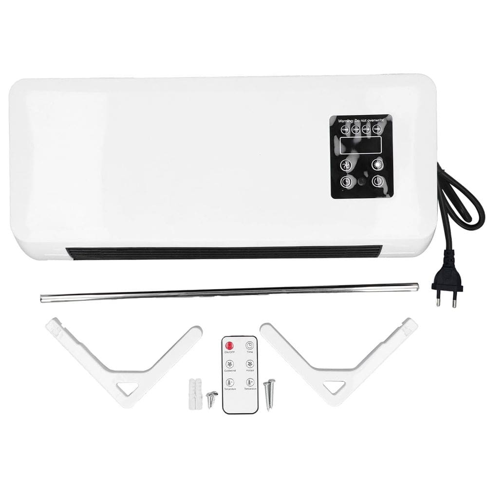 Aquecedor Refrigerador Ventilador Portatil Parede Varal Seca Roupa Controle Ajustavel de Temperatura