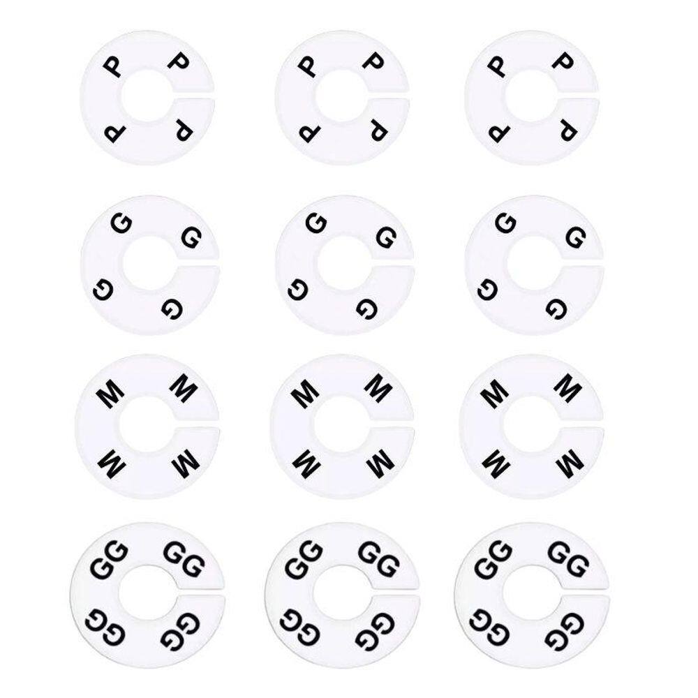 Kit separador cabides 3 unid. P/M/G/GG cada