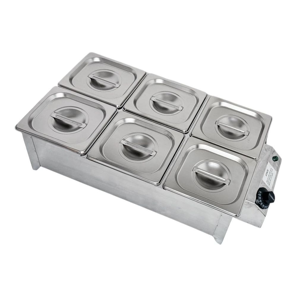 Buffet Rechaud 6 Cubas Elétrico Inox 127V Profissional