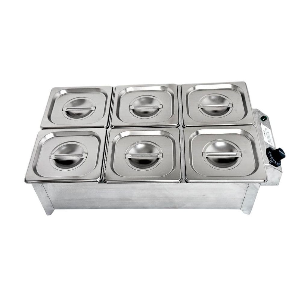 Buffet Rechaud 6 Cubas Elétrico Inox 220V Profissional