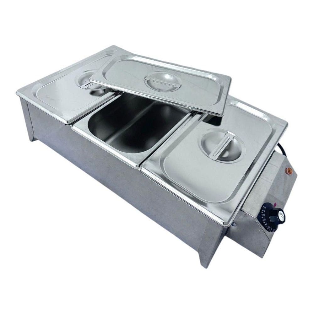 Buffet Rechaud 3 Cubas Elétrico Inox 220V Profissional
