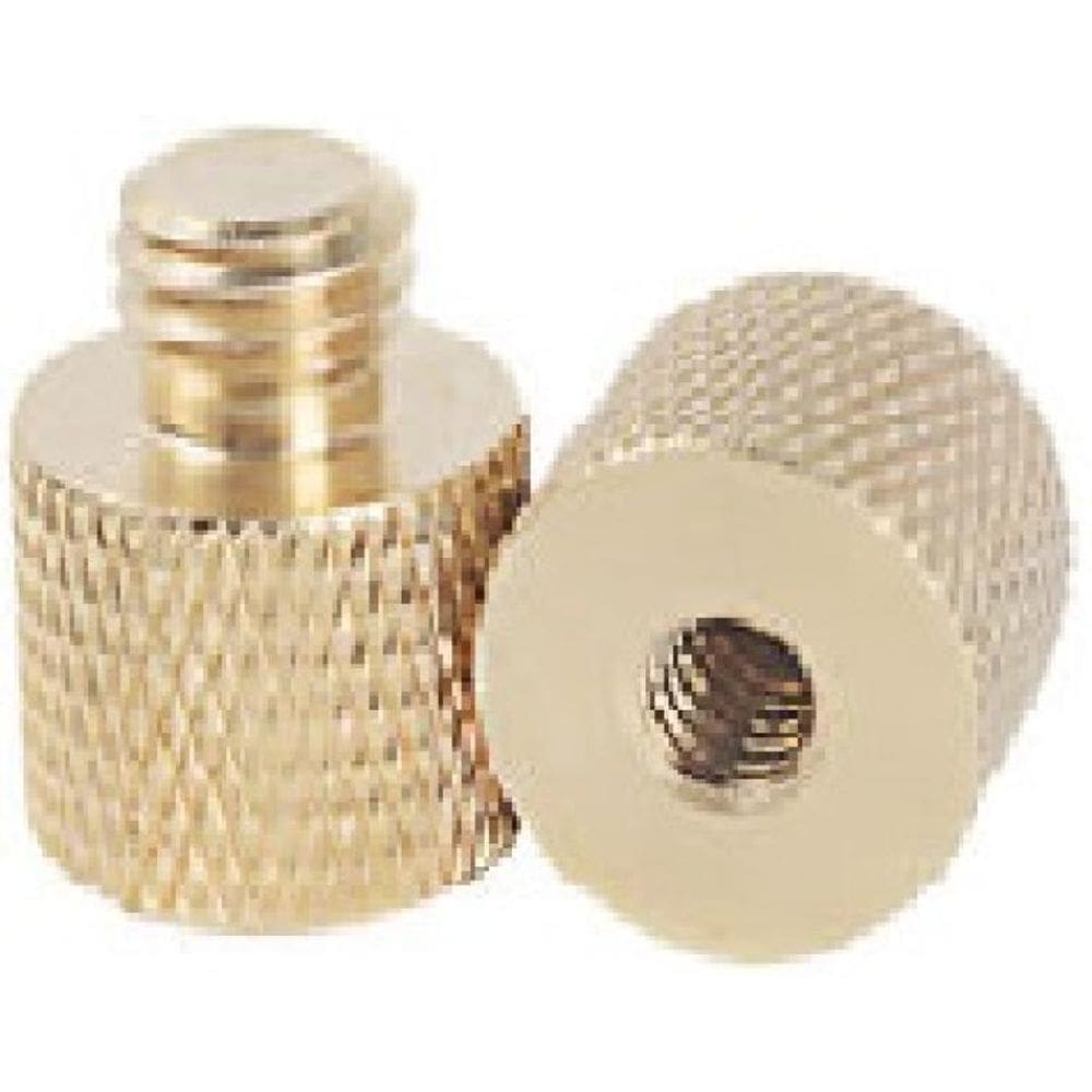 Adaptador de Cobre para Rosca Fêmea 1/4 para Macho 3/8